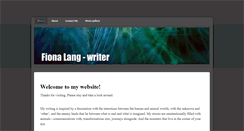 Desktop Screenshot of fionalangwriter.com